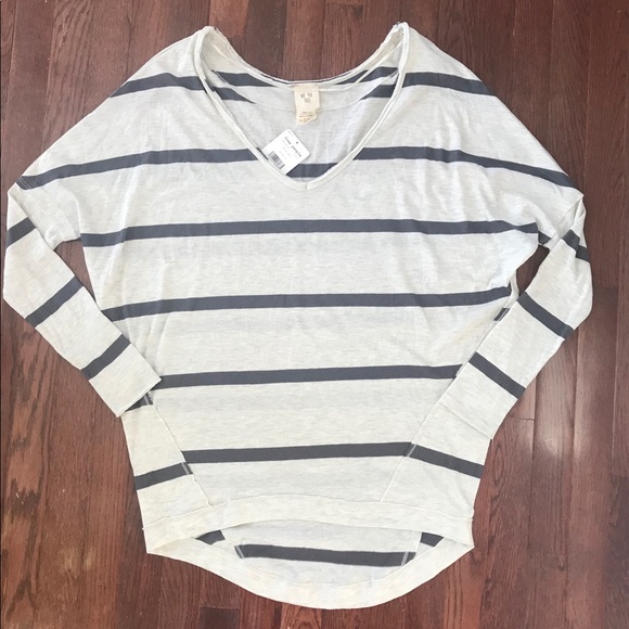 NWT We The Free People Upstate Striped Shirt - Picture 6 of 7